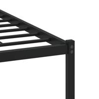 Bedframe met hoofdbord zonder matras bruin eiken 140x200 cm - thumbnail
