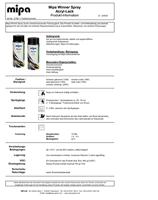 Mipa autolak "winner" acrylic lacquer black s.- 400 ml - thumbnail