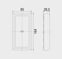 Rutenbeck 24510102 VVD 85 Ap Kleine verdeelkast Opbouw (op muur) Inhoud: 1 stuk(s) - thumbnail