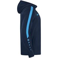 JAKO 6823 Jas Met Kap Power - Marine/Hemelsblauw - XL - thumbnail