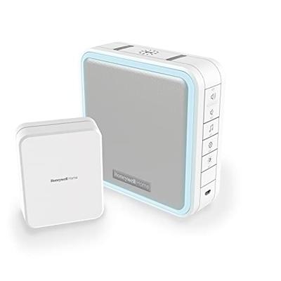 Honeywell Draadloze draagbare deurbel met zender aan bestaande deurbel - Wit