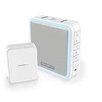 Honeywell Draadloze draagbare deurbel met zender aan bestaande deurbel - Wit - thumbnail