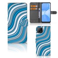 OPPO A73 5G | Telefoon Hoesje | Waves Blue - thumbnail