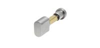 WC knop/stift rvs mat WC 8mm - thumbnail