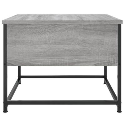 Salontafel 51x51x40 cm bewerkt hout grijs sonoma eikenkleurig Salontafel 51x51x40 cm bewerkt hout grijs sonoma eikenkleurig