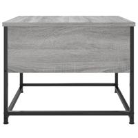 Salontafel 51x51x40 cm bewerkt hout grijs sonoma eikenkleurig - thumbnail