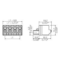 Weidmüller 1227410000 Female behuizing (kabel) BL Totaal aantal polen: 12 Rastermaat: 7.62 mm Inhoud: 18 stuk(s) - thumbnail