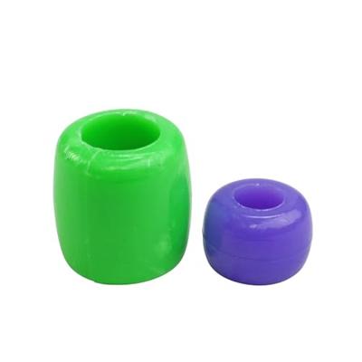 Colorations - gekleurde grote rijgkralen in emmer, 680 gram