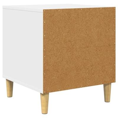 Hondenhuis Wit 44 x 42 x 49 cm Bewerkt hout Hondenhuis Wit 44 x 42 x 49 cm Bewerkt hout