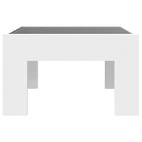 Salontafel met Infinity LED 50x50x30 cm wit - thumbnail