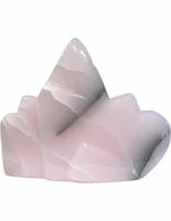 Manganocalciet sculptuur uit Afghanistan half-edelsteen kunstwerk - thumbnail