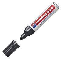 Edding Permanentmarker | zwart | streepbreedte 3-4 mm ronde punt | 10 stuks - 4-550001 4-550001 - thumbnail