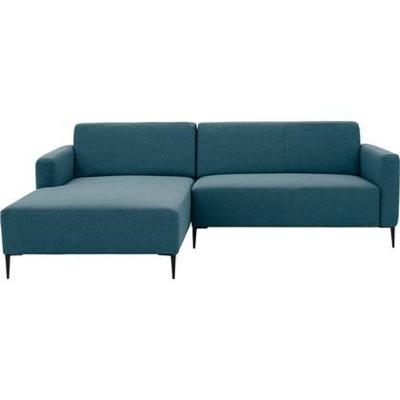 Goossens Bank Key West blauw, stof, 2-zits, modern design