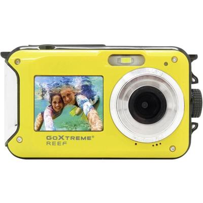 GoXtreme Reef Yellow Digitale camera 24 Mpix Geel Full-HD video-opname, Waterdicht tot 3 m, Onderwatercamera, Schokbestendig, Met ingebouwde flitser GoXtreme Reef Yellow Digitale camera 24 Mpix Geel Full-HD video-opname, Waterdicht tot 3 m, Onderwatercamera, Schokbestendig, Met ingebouwde flitser