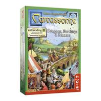 999Games carcassonne: bruggen, burchten en bazaars uitbreiding bordspel - thumbnail
