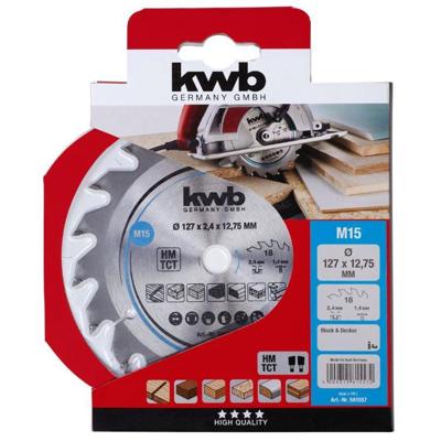 Cirkelzaagblad hm 127x12,75 15m KWB - Kwb