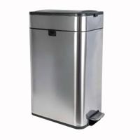 Maul neu 9504094 Afvalbak 40 l RVS (b x h x d) 456 x 667 x 277 mm Zwart, Zilver 1 stuk(s) - thumbnail