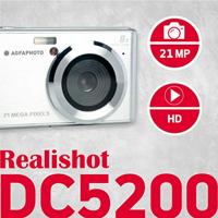 AgfaPhoto DC5200 Digitale camera 21 Mpix Zoom optisch: 0 x Zilver Geïntegreerde accu, Met ingebouwde flitser - thumbnail