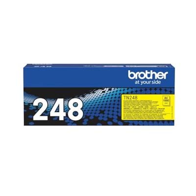 Brother Toner TN-248Y Origineel Geel 1000 bladzijden TN-248 Y Brother Toner TN-248Y Origineel Geel 1000 bladzijden TN-248 Y