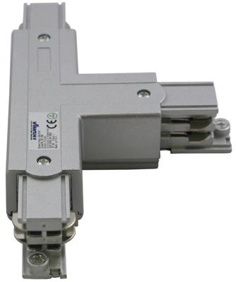 T stuk voor een spanningsrail links alumnium 169-010