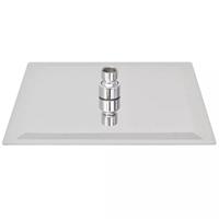 Regendouchekop roestvrij staal 25x25 cm vierkant - thumbnail