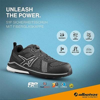 Albatros werkschoenen Voltage laag zwart S1P ESD - maat 43