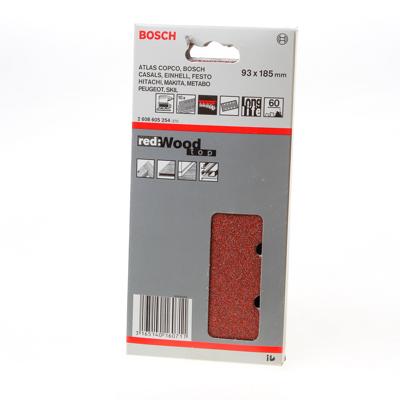 Bosch schuurpapier 93x185 k60 klit (10st) (nml)