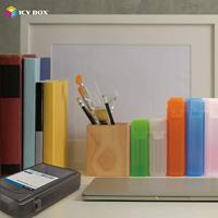 ICY BOX IB-AC602b-6, 3,5 HDD Schutzbox, transparent, 6 Farben 3,5 harde schijf bewaarbox - thumbnail