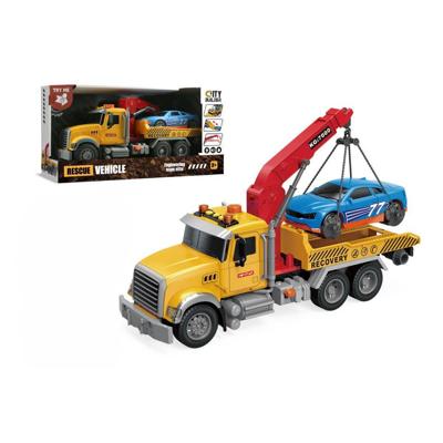 City Builder takelwagen met voertuig - 1:10