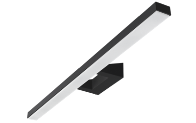 SG LED Badkamer- / wandlamp VIEW 900 30W 2700K 1820 lumen IP44 zwart dimbaar aluminium behuizing