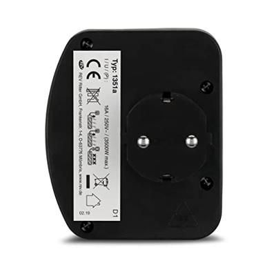 REV 00135171 Stopcontactsplitter Zwart