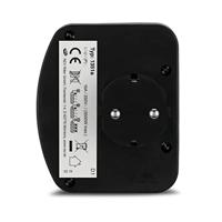 REV 00135171 Stopcontactsplitter Zwart - thumbnail