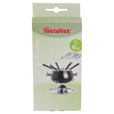 Metaltex fondue brandgel 2 stuks