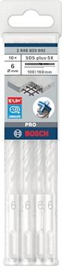 Bosch Accessories 2608833892 2608833892 Hamerboor 10 stuk(s) Bosch Accessories 2608833892 2608833892 Hamerboor 10 stuk(s)