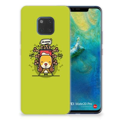 Huawei Mate 20 Pro Telefoonhoesje met Naam Doggy Biscuit Huawei Mate 20 Pro Telefoonhoesje met Naam Doggy Biscuit