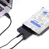 Renkforce HDD/ SSD Adapter [1x USB 3.2 Gen 1 stekker A (USB 3.0) - 1x SATA-combi-stekker 15+7-polig] 0.30 m Vergulde steekcontacten - thumbnail