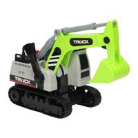 Graafmachine met Rupsbanden met Licht en Geluid - thumbnail