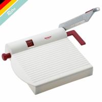 Westmark kaassnijder met scherp mes, variabele snijdikte, retro-design, roestvrij staal/aluminium/kunststof, fromarex, wit/rood/zilver, 7000rt60 - thumbnail