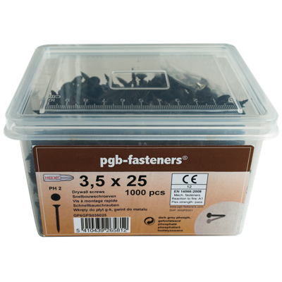 pgb-Europe PGB-FASTENERS | Snelbouwschr. TK 3,50x45 fos/emmer 800 | 800 st GP6GPS035045 pgb-Europe PGB-FASTENERS | Snelbouwschr. TK 3,50x45 fos/emmer 800 | 800 st GP6GPS035045
