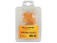 DeLOCK RJ45 Repair Clip Set 2 reserveonderdeel - thumbnail