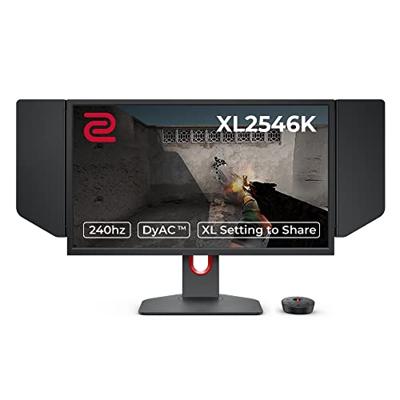 BenQ ZOWIE XL2546K Gaming Monitor (24,5 inch, 240 Hz, 0.5ms, DyAc+, XL Setting to Share, S switch, Shielding Hood)