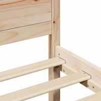 Bedframe met hoofdeinde Naturel 180 x 200 cm Massief grenenhout - thumbnail