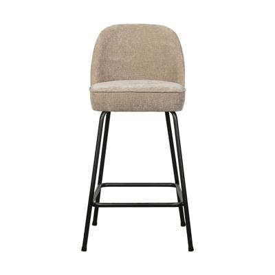 Woood Vogue barkruk H65 chenille zand