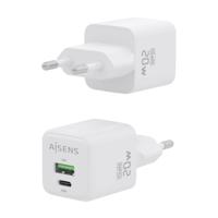 Oplader Aisens ASCH-20W2P010-W Wit 20 W (1 Stuks) - thumbnail