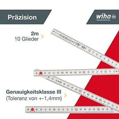 Wiha 41020012 27059 Duimstok 2 m Kunststof