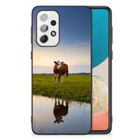 Samsung Galaxy A73 Dierenprint Telefoonhoesje Koe - thumbnail