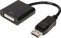 DisplayPort - DVI-Kabel | DisplayPort Male - DVI-D 24+1-Pins Female | 0,2 m | Zwart - thumbnail