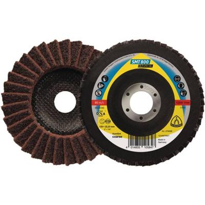 Klingspor Lamellenschuurschijf | d. 125 mm korreling very fine conisch | RVS normale korund | 5 stuks - 278500 278500