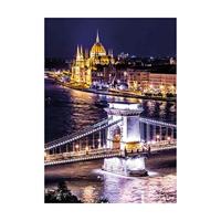 DinoToys Dino puzzel - glow in the dark kasteel in praag - 1000 stukjes - thumbnail