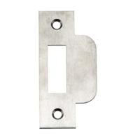 Nemef sluitplaat p635/17 RVS recht korte lip - thumbnail